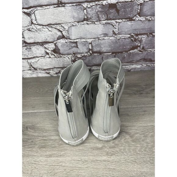 Sorel Out ‘N About Plus Light Grey Textile Spandex Strap Sandals Women 12M US/43 - Picture 4 of 16